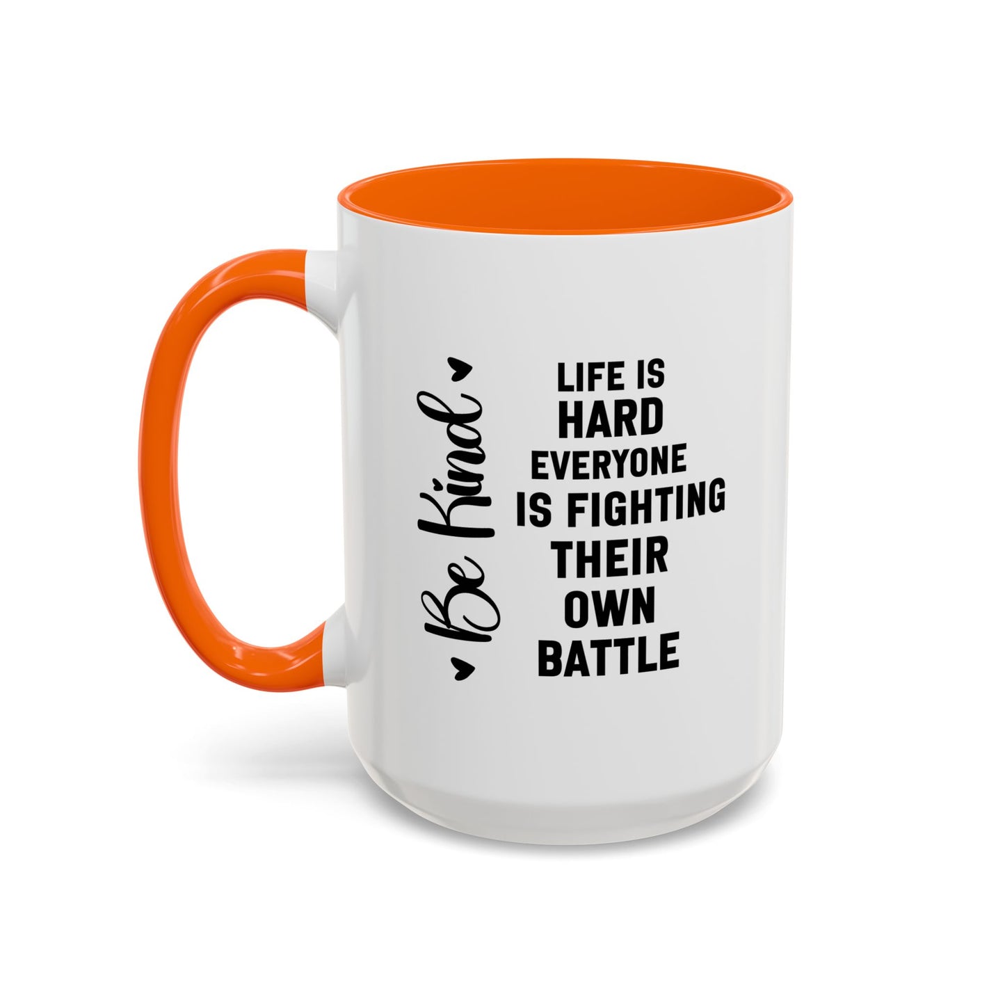 Cute Be Kind Inspirational Quote Gift | Motivational Quote Gift | Ceramic Mug | Gift for Her | 11oz Accent Mug | 15oz Accent Mug