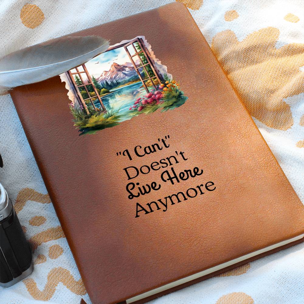 Nature Themed I Can’t Doesn’t Live Here Anymore – Confidence Builder Journal