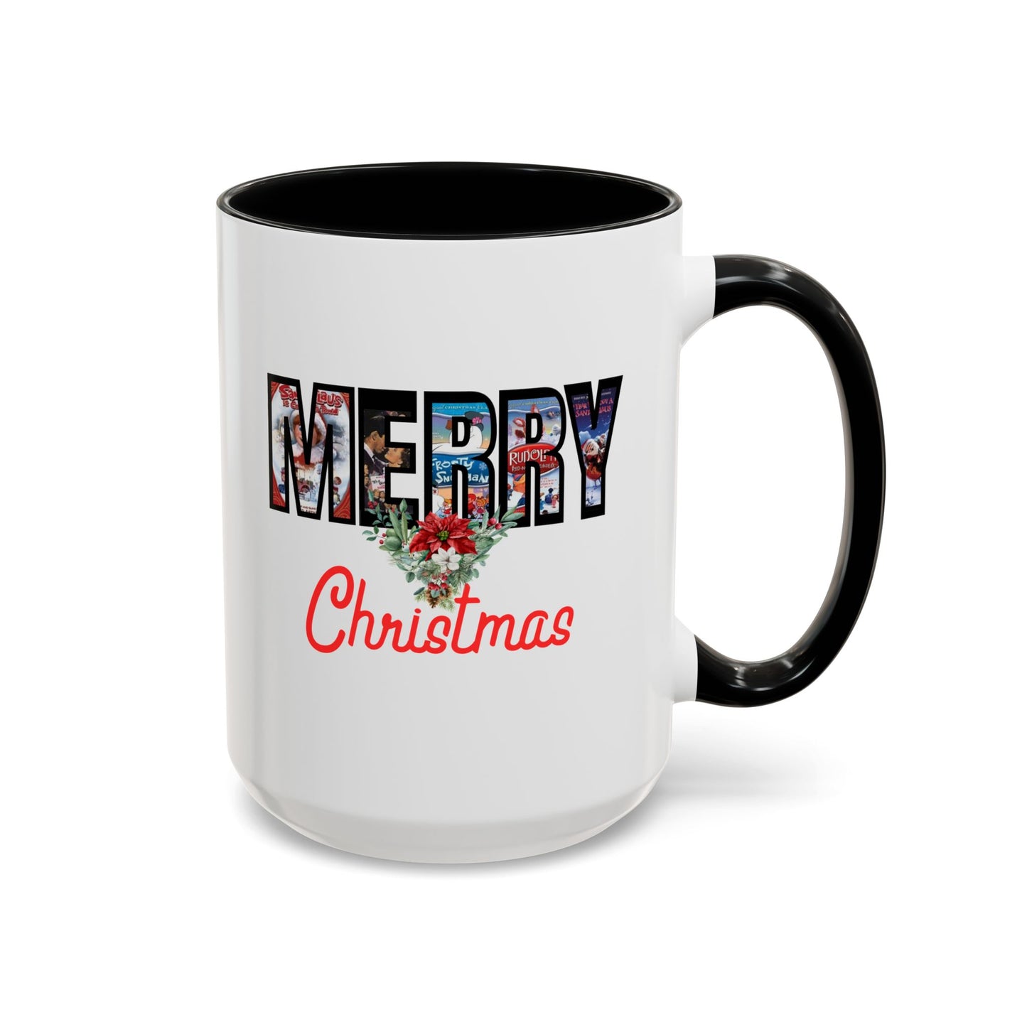 Merry Christmas Nostalgic Movie Poster Mug | Christmas Gift | Funny Christmas Gift | Accent Mug | 11oz | 15oz |