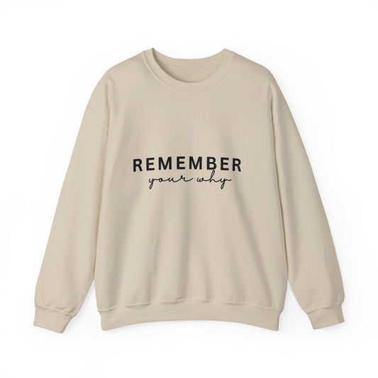 Remember Inspirational Quote Unisex Heavy Blend™ | Motivational Sweatshirt | Inspirational Gift | Gift For Her | Gift For Him