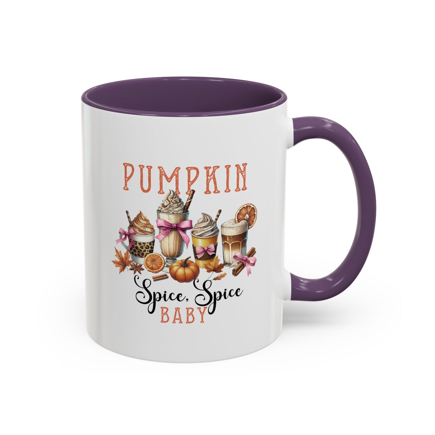 Fall Pumpkin Spice Mug | Spice, Spice Mug | Fall Season Mug | Gift for Her | Fall Mug | 11oz Accent Mug | 15oz Accent Mug