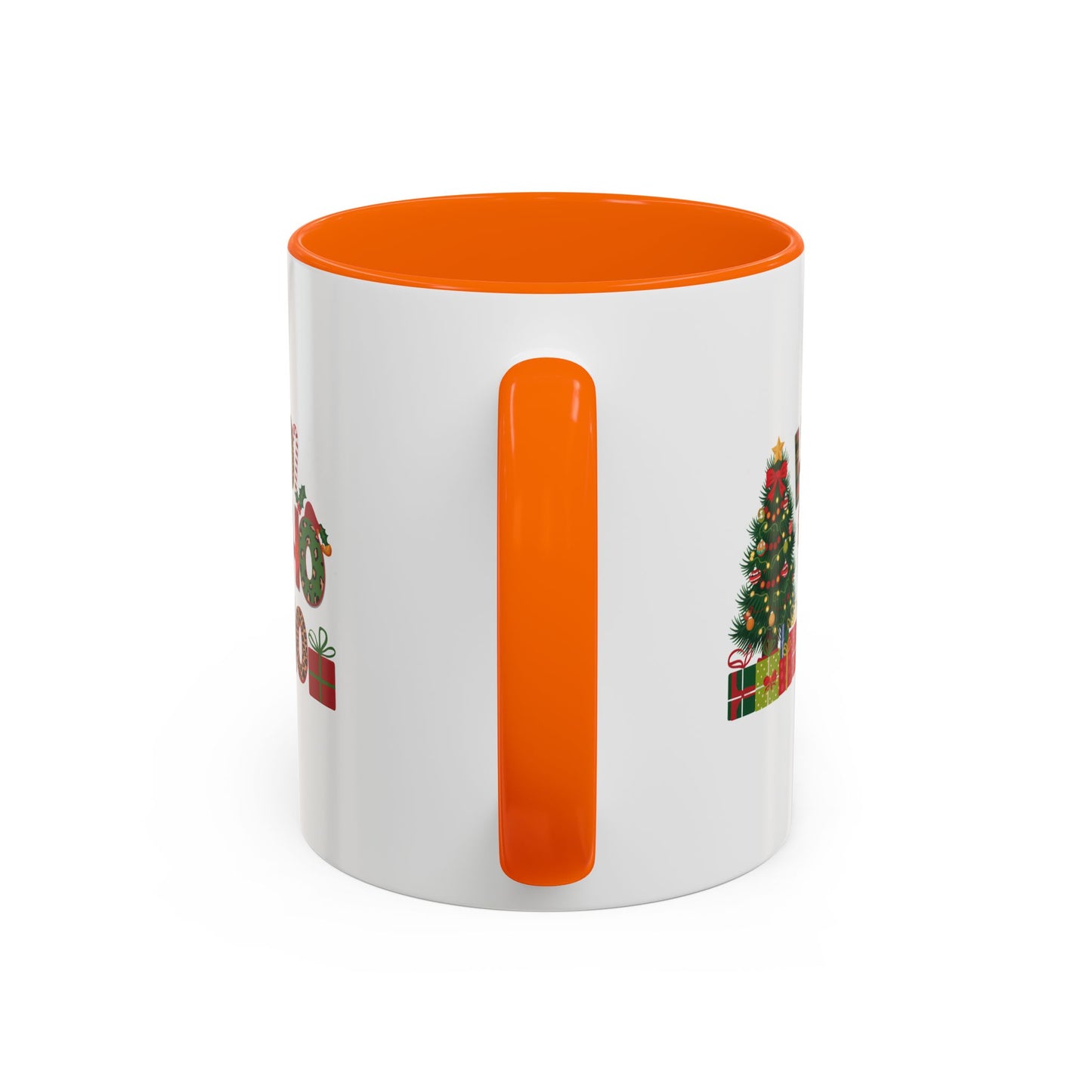 Ho Ho Ho Christmas Mug | Cute Christmas Tree Gift Mug | Christmas Gift | 11oz Accent Mug | 15oz Accent Mug