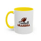 Football Grandma Mug | Sports Fan Gift | Proud Grandma Gift | Ceramic Mug | 11oz Accent Mug | 15oz Accent Mug