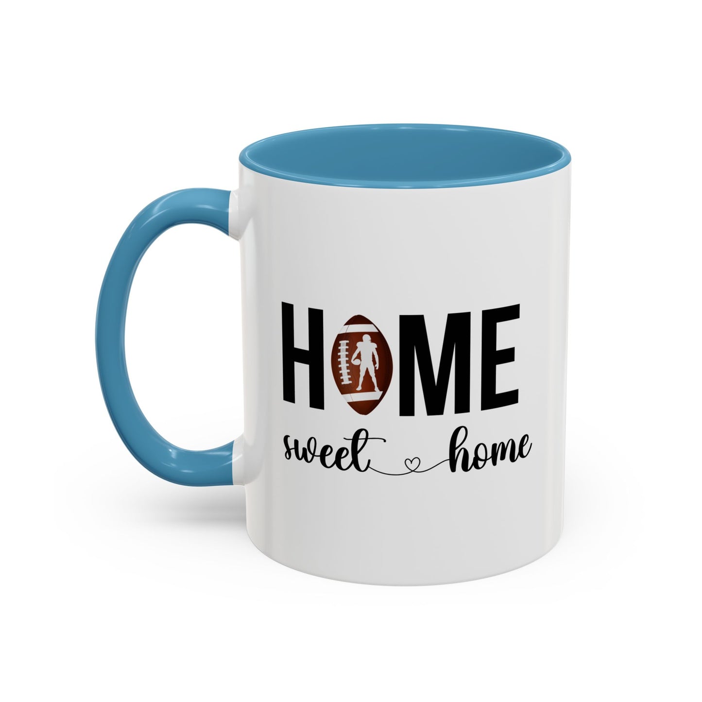 Male Football Home Sweet Home Mug | Sports Mug |11oz Accent Mug | 15oz Accent Mug | Football Mug