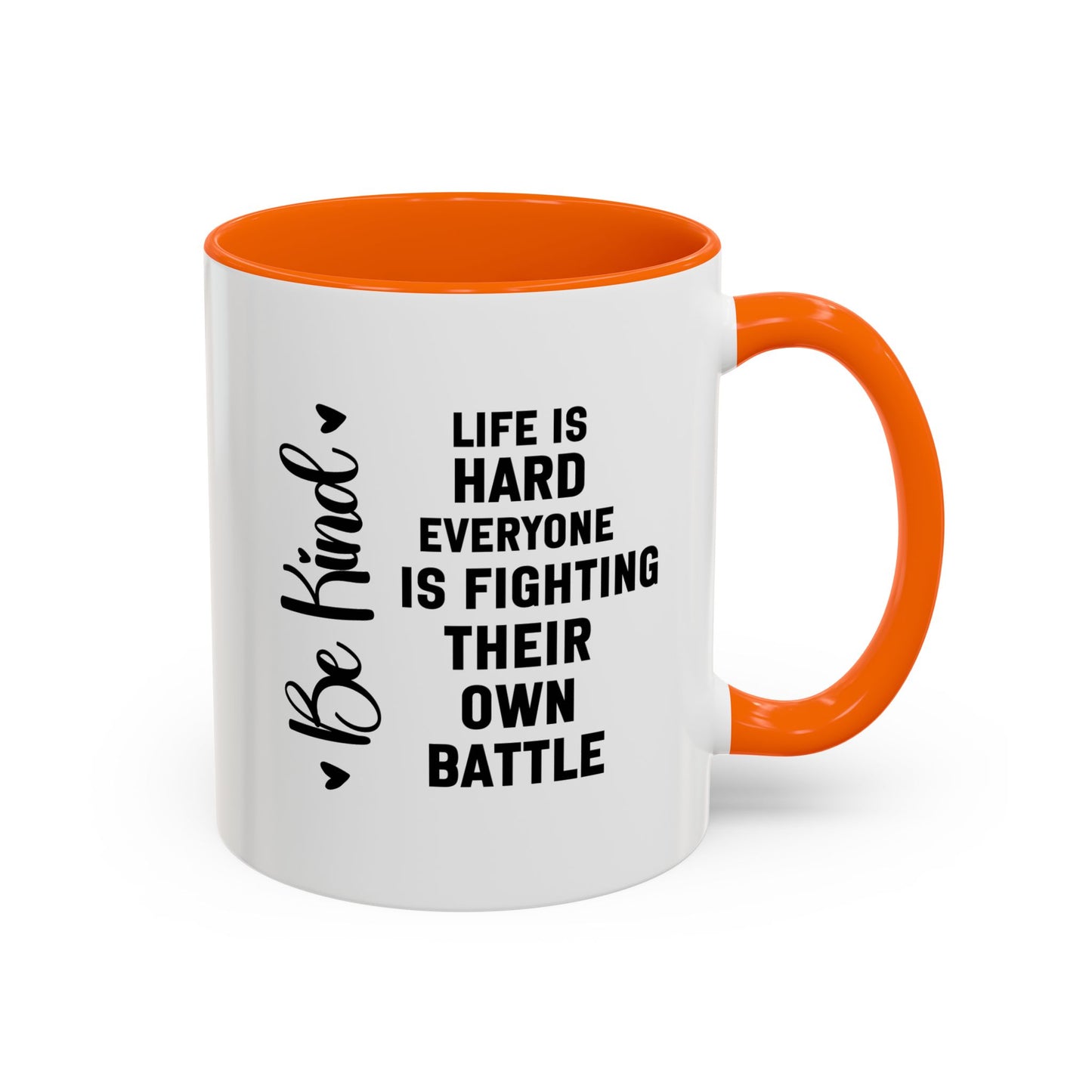 Cute Be Kind Inspirational Quote Gift | Motivational Quote Gift | Ceramic Mug | Gift for Her | 11oz Accent Mug | 15oz Accent Mug