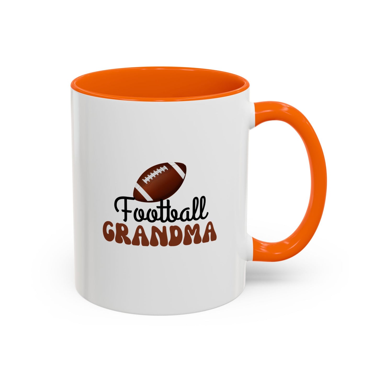 Football Grandma Mug | Sports Fan Gift | Proud Grandma Gift | Ceramic Mug | 11oz Accent Mug | 15oz Accent Mug
