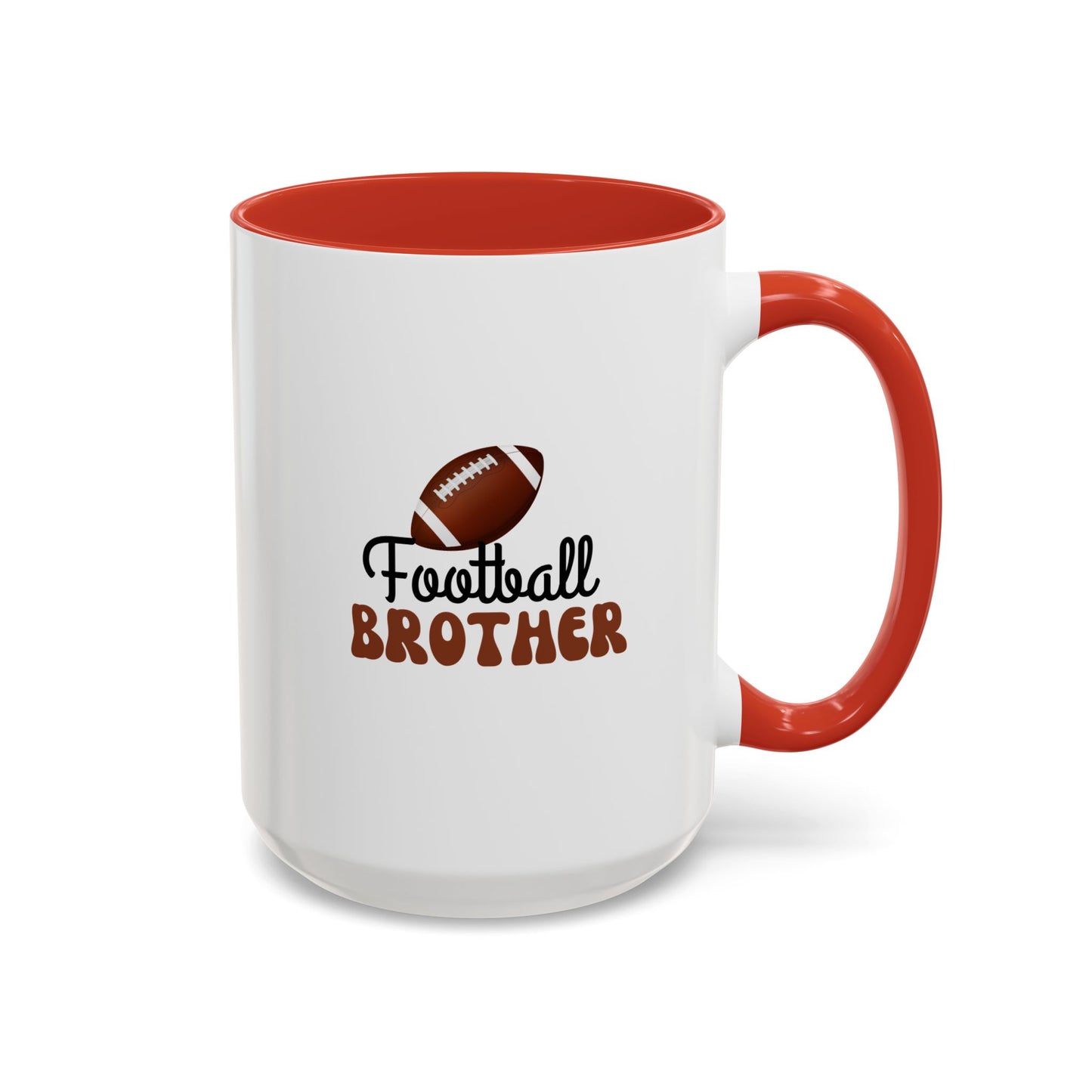 Football Brother Mug | Sports Fan Gift | Kids Mug | Sibling Gift | 11oz Accent Mug | 15oz Accent Mug