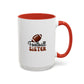 Football Sister Mug | Sports Fan Gift | Kids Mug | Sibling Gift | 11oz Accent Mug | 15oz Accent Mug