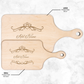 Personalized Hardwood Paddle Cutting Board| Customized Gift | Gift For Couples