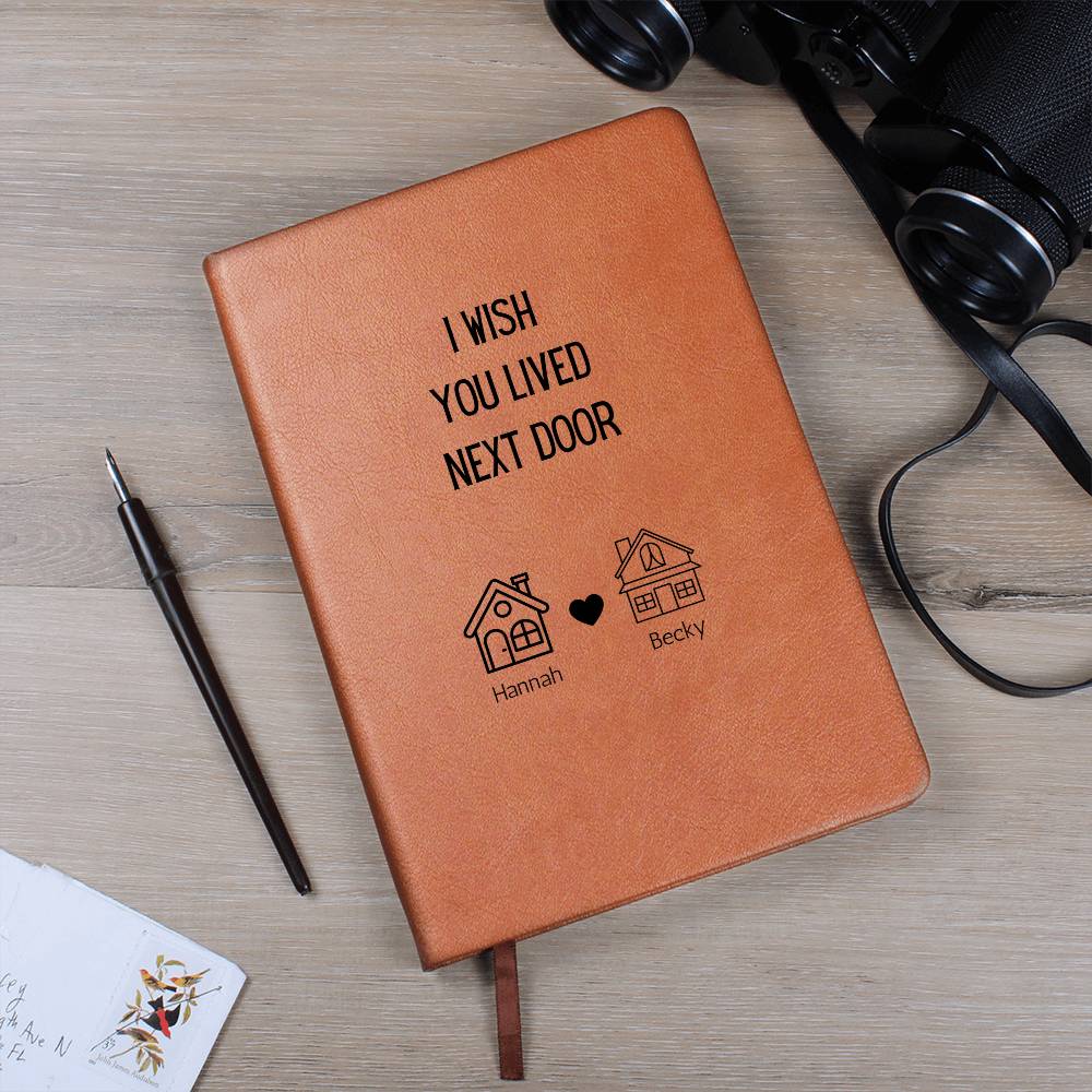 Personalized Best Friend Movie Quote Leather Journal | Personalized Gift