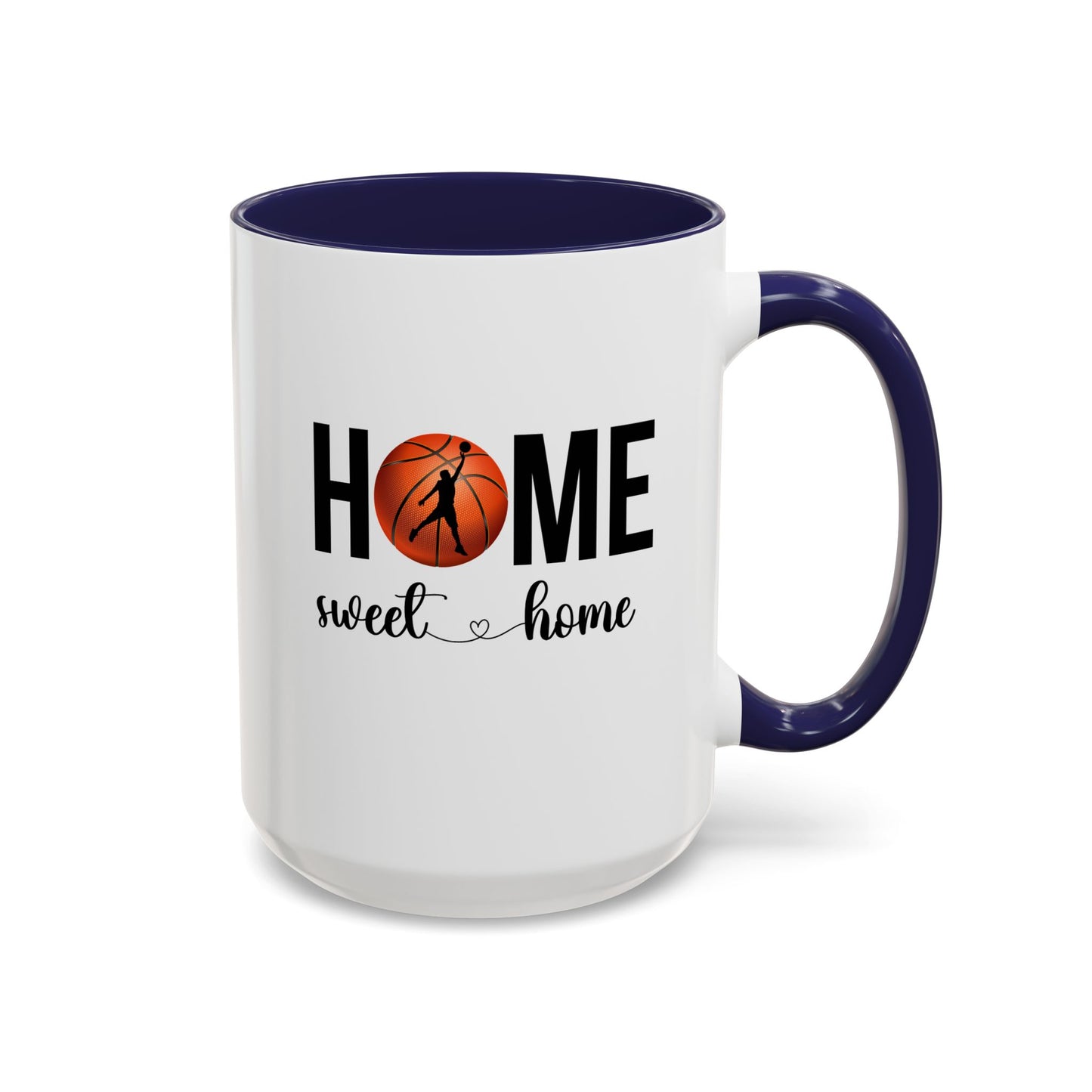 Male Basketball Player Mug | Home Sweet Home Mug | Sports Mug |11oz Accent Mug | 15oz Accent Mug | Gift Idea
