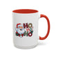Santa Ho Ho Ho Christmas Mug | Gift Idea | Gift for Kids | Kids Christmas Gift Idea | Kids Mug | 11oz Accent Mug | 15oz Accent Mug