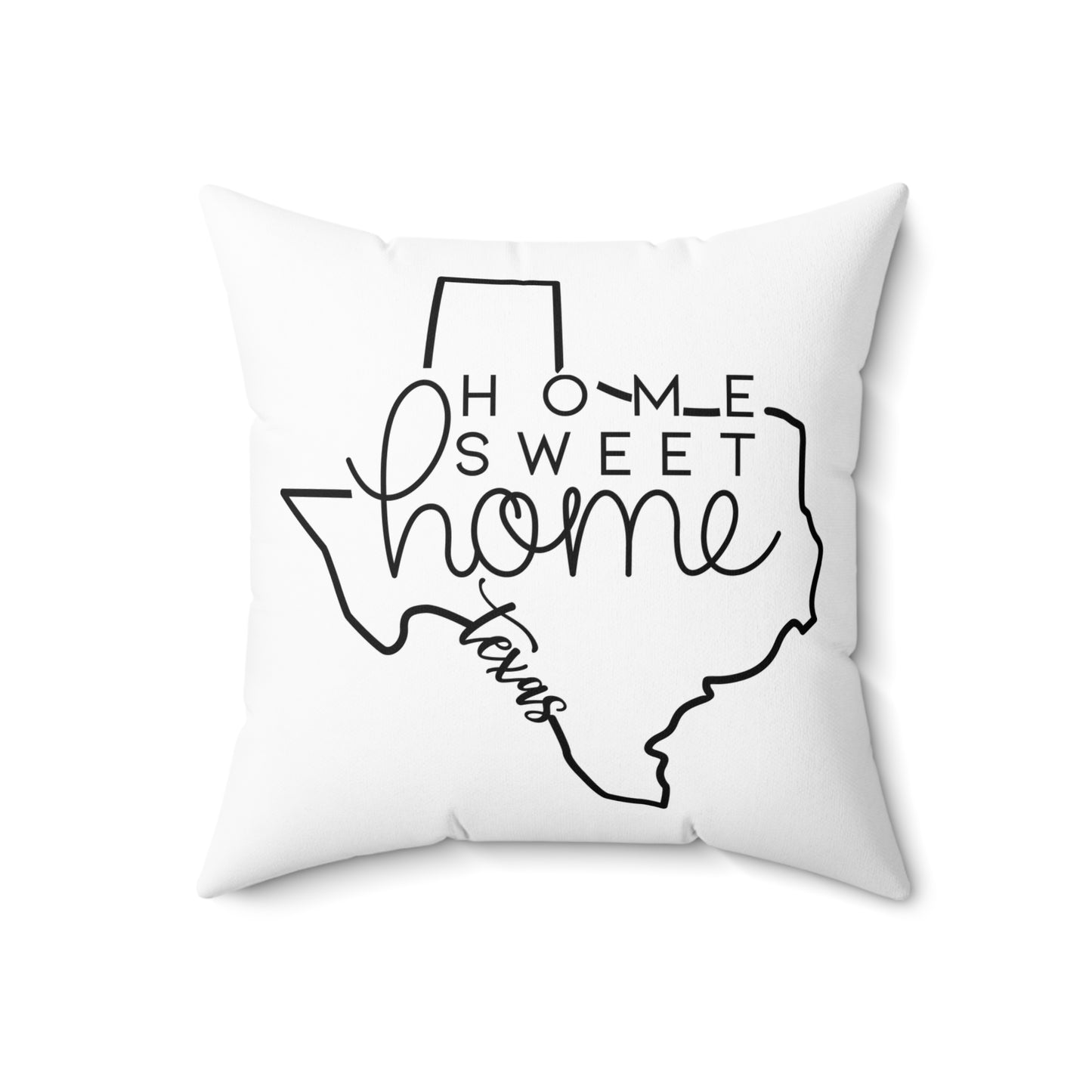 Home Sweet Home Texas Decorative Pillow | Gift For Her | Home Decor | State Gift | Customized State Pillow