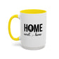 Male Football Mug | Sports Mug |11oz Accent Mug | 15oz Accent Mug | Football Mug | Home Sweet Home Mug