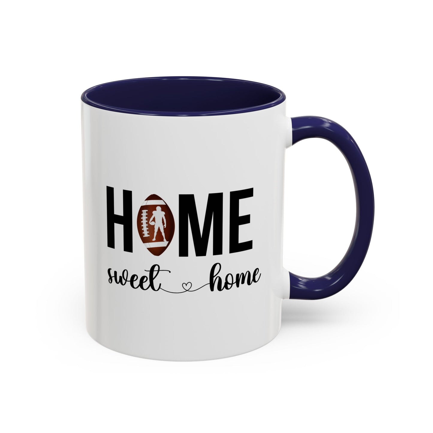 Male Football Home Sweet Home Mug | Sports Mug |11oz Accent Mug | 15oz Accent Mug | Football Mug