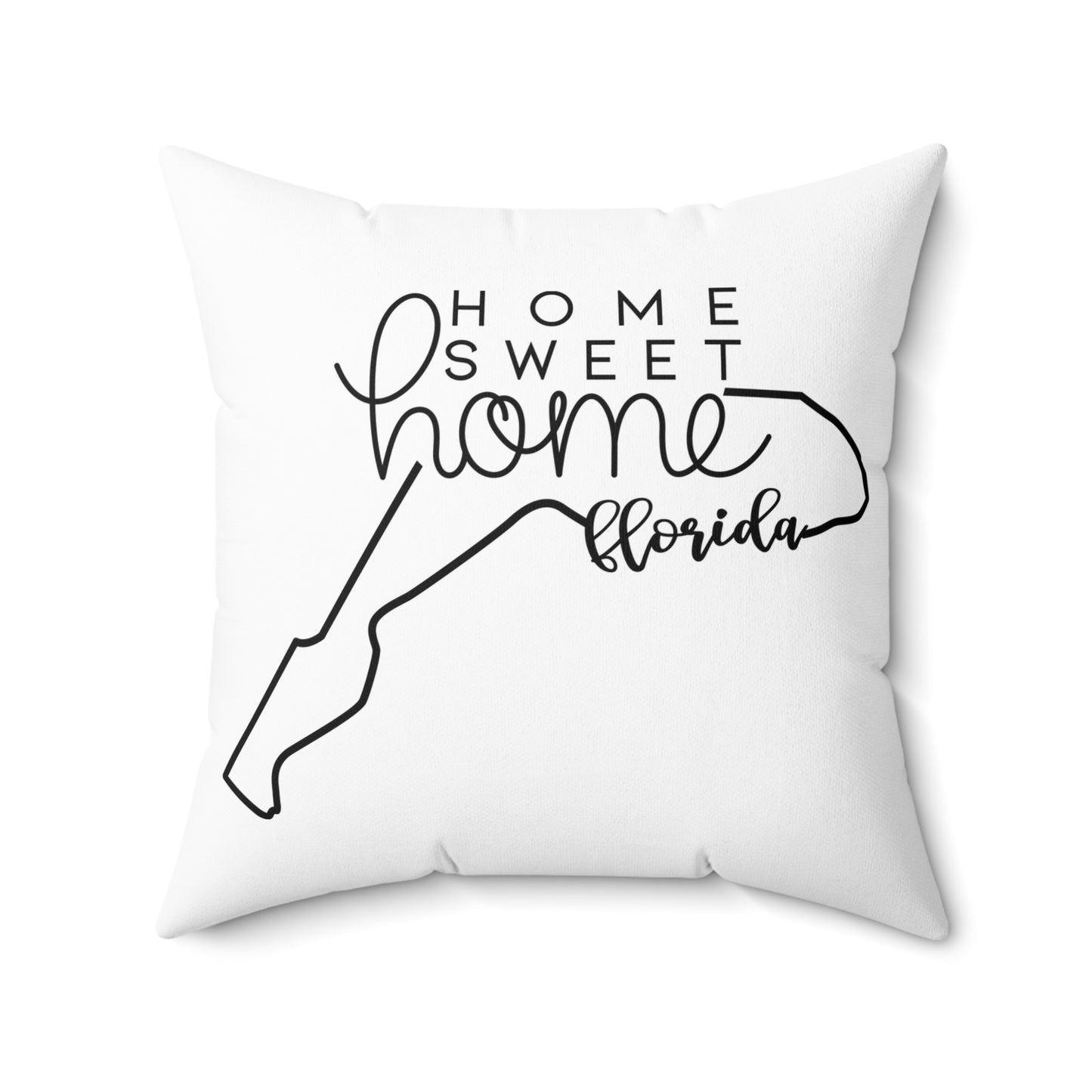 Home Sweet Home Florida Decorative Pillow | Gift For Her | Home Decor | State Gift | Customized State Pillow