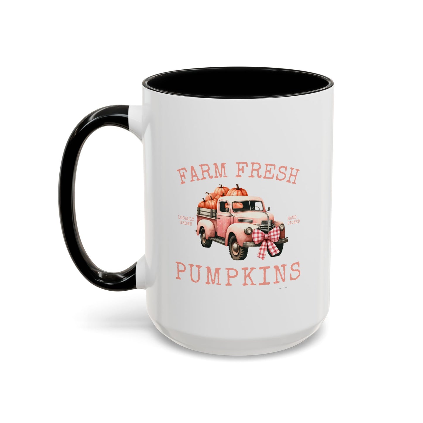 Farm Fresh Pumpkins Fall Mug | Pumpkin Truck | Gift for Her | Gift for Nature Lover | Fall Mug | Fall Season Mug | Gift for Her | Fall Mug | 11oz Accent Mug | 15oz Accent Mug