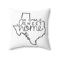 Home Sweet Home Texas Decorative Pillow | Gift For Her | Home Decor | State Gift | Customized State Pillow