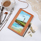 Personalized Lighthouse Beach Dream Leather Journal