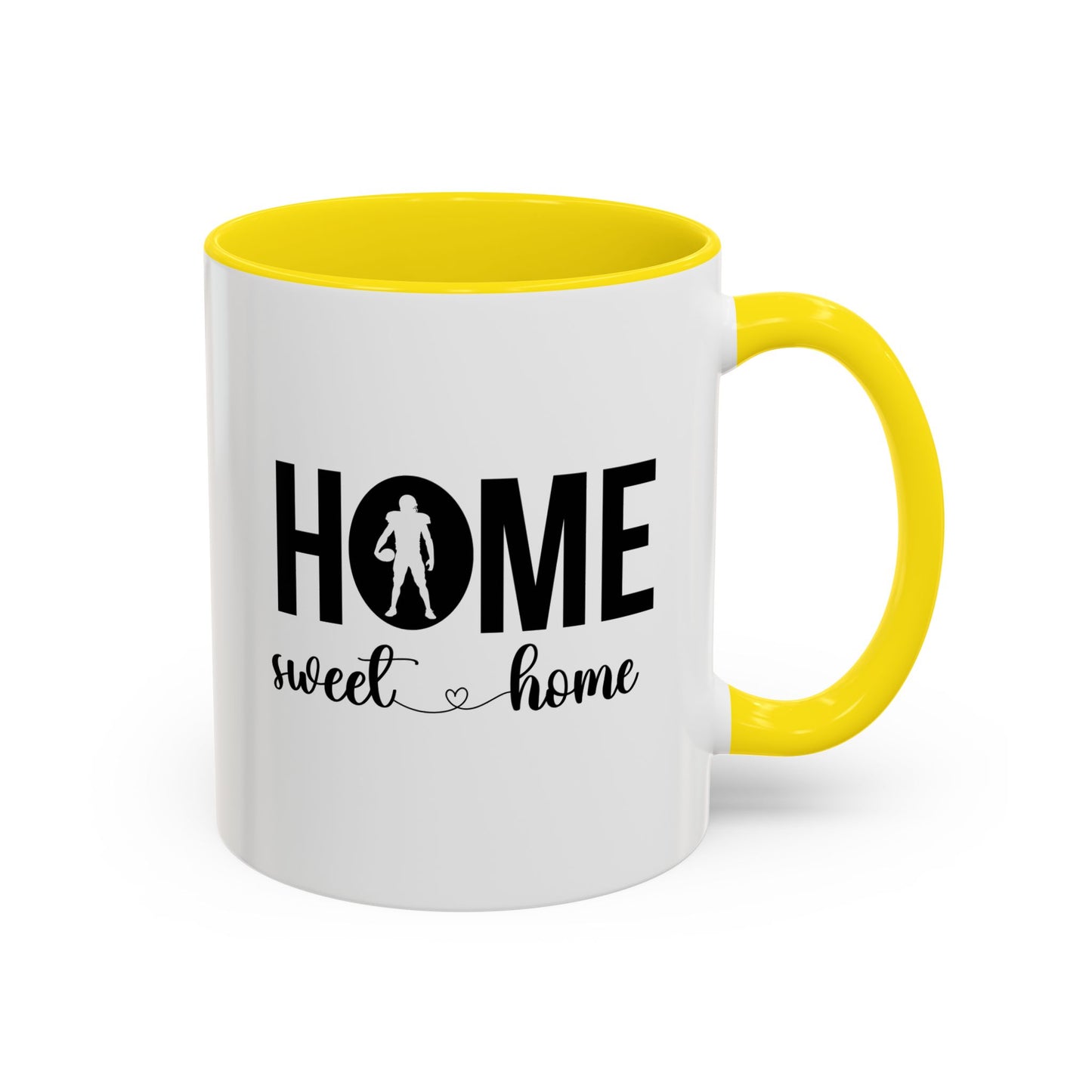Male Football Mug | Sports Mug |11oz Accent Mug | 15oz Accent Mug | Football Mug | Home Sweet Home Mug