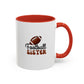 Football Sister Mug | Sports Fan Gift | Kids Mug | Sibling Gift | 11oz Accent Mug | 15oz Accent Mug