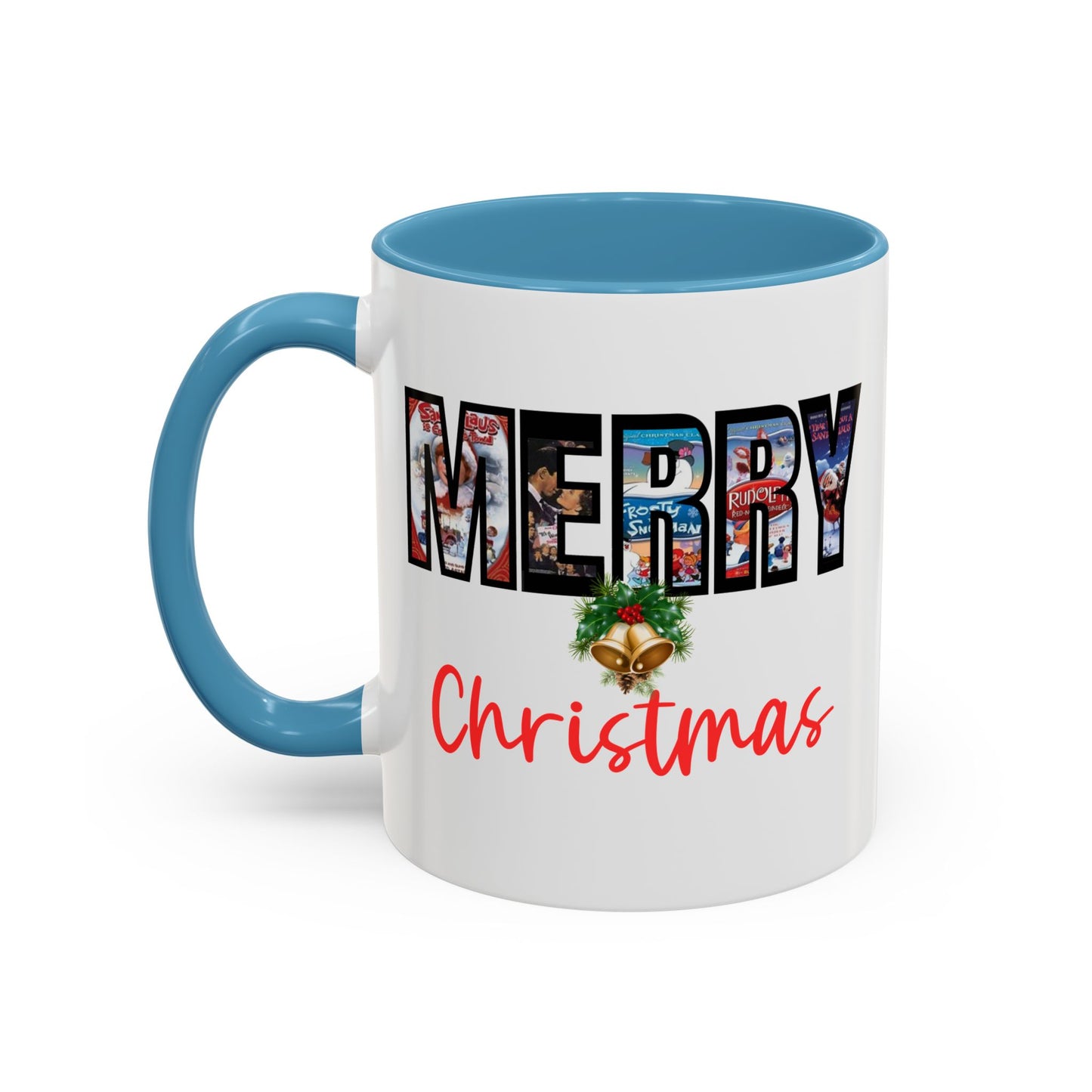 Merry Christmas Nostalgic Movie Poster Mug | Christmas Gift | Funny Christmas Gift | Accent Mug