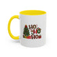 Ho Ho Ho Christmas Mug | Cute Christmas Tree Gift Mug | Christmas Gift | 11oz Accent Mug | 15oz Accent Mug