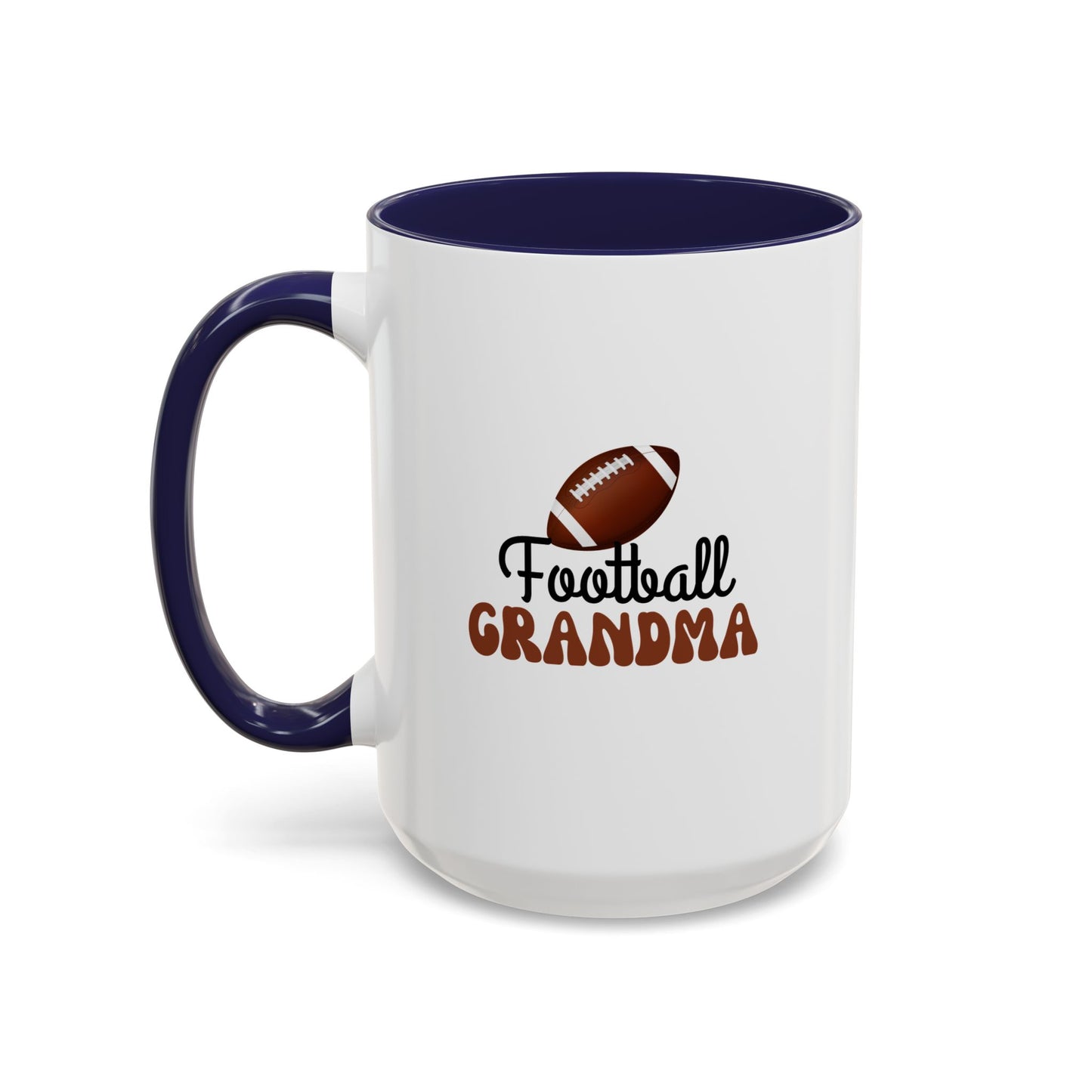 Football Grandma Mug | Sports Fan Gift | Proud Grandma Gift | Ceramic Mug | 11oz Accent Mug | 15oz Accent Mug