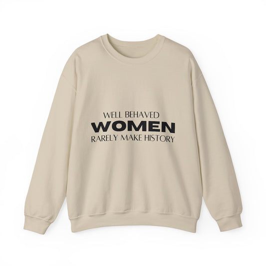 Make History Inspirational Quote Unisex Heavy Blend™ | Motivational Sweatshirt | Inspirational Gift | Gift For Her | Gift For Him