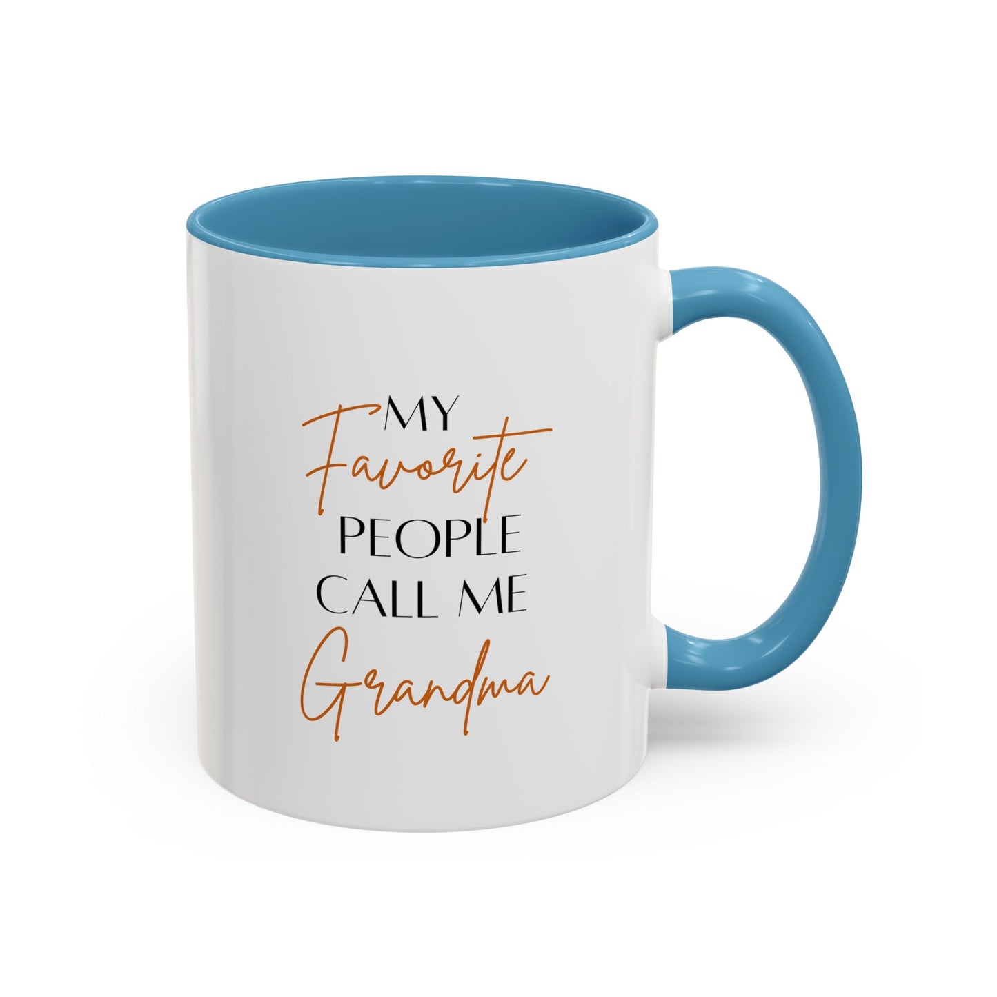 Grandma Life Mug | Gift for Grandma | My Favorite People Call Me Grandma | 11oz Accent Mug | 15oz Accent Mug