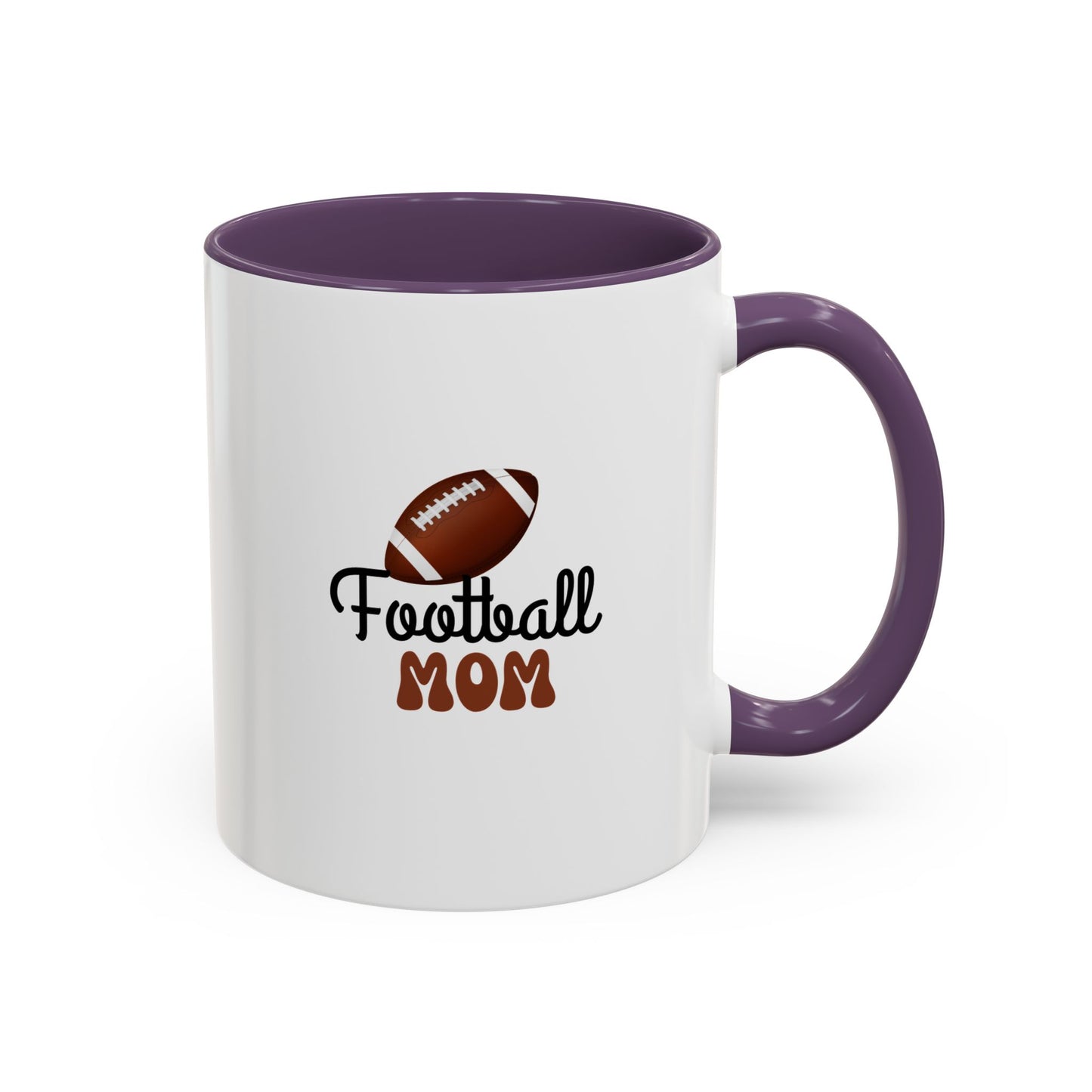 Football Mom Mug | Sports Fan Gift | Proud Mom | Mom Gift | 11oz Accent Mug | 15oz Accent Mug