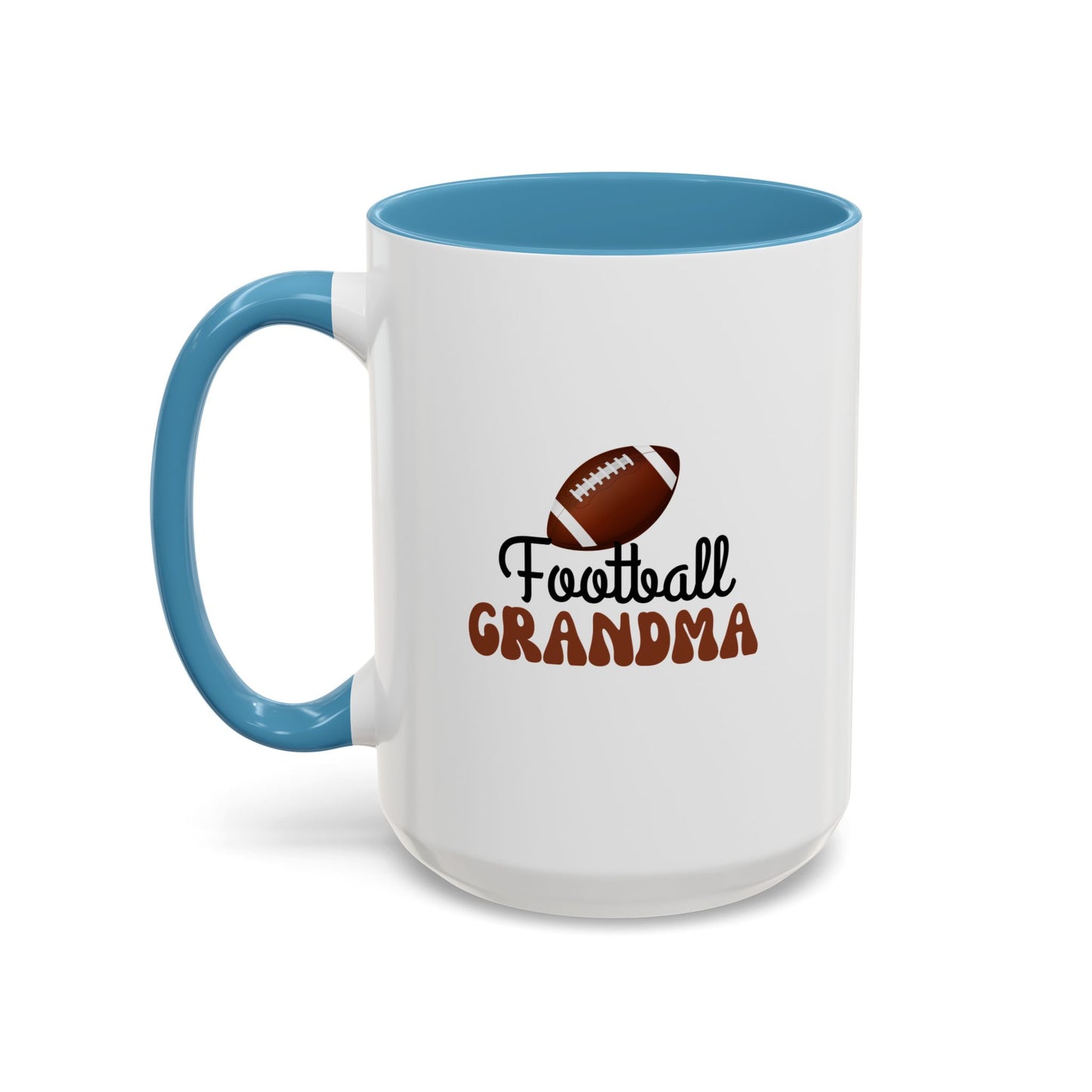 Football Grandma Mug | Sports Fan Gift | Proud Grandma Gift | Ceramic Mug | 11oz Accent Mug | 15oz Accent Mug