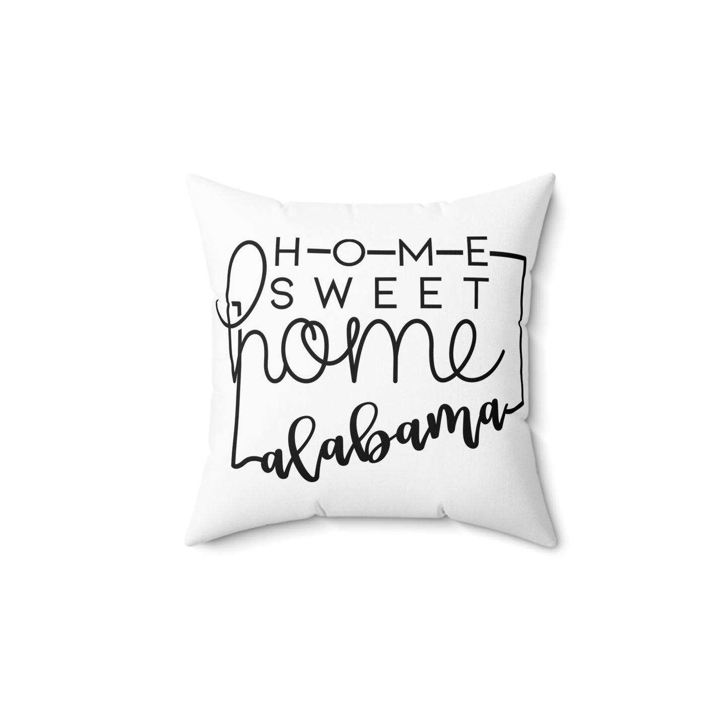 Home Sweet Home Alabama Decorative Pillow | Gift For Her | Home Decor | State Gift | Customized State Pillow