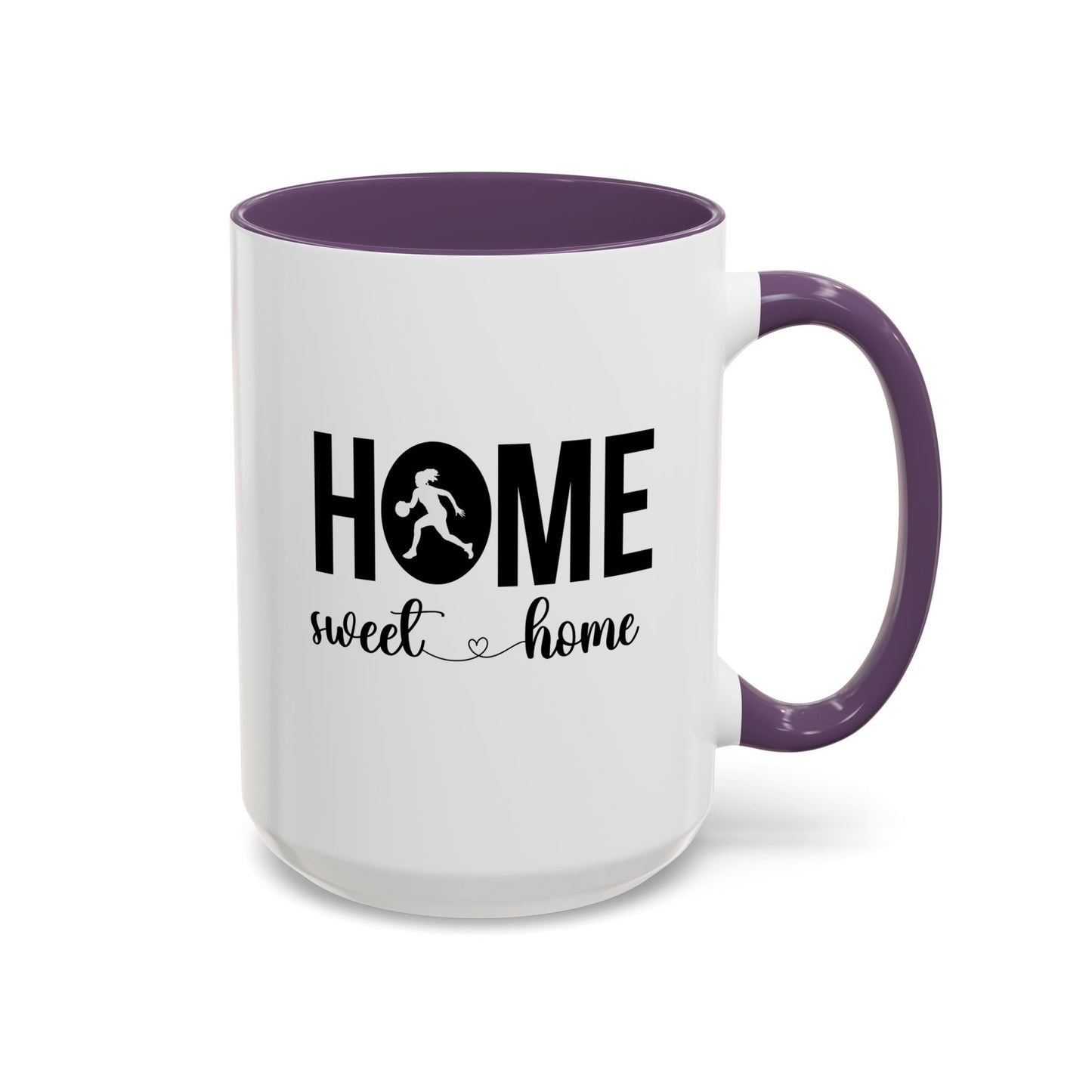 Female Basketball Player Gift Idea | Home Sweet Home Mug | Sports Mug |11oz Accent Mug | 15oz Accent Mug | Gift Idea