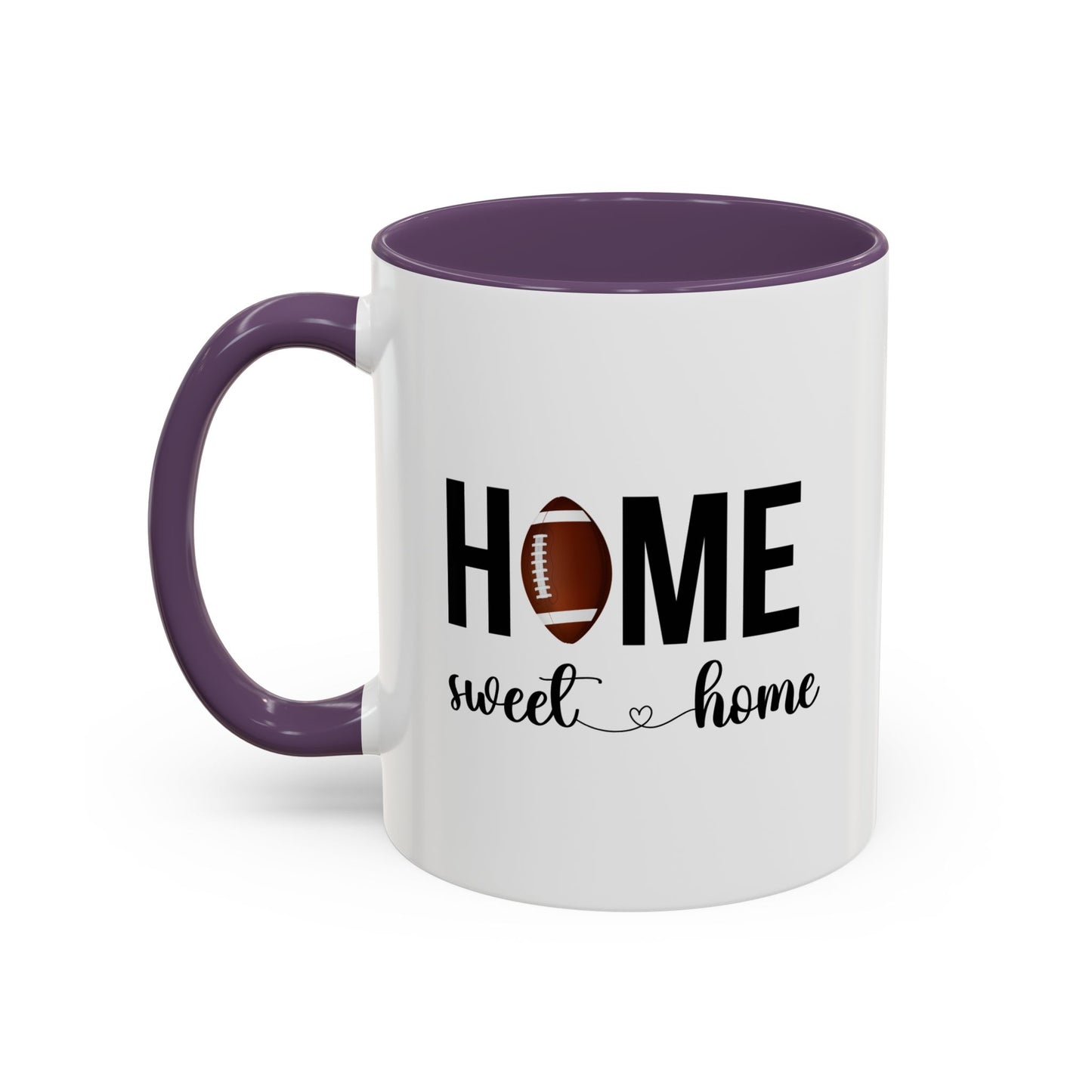 Football Home Sweet Home Gift | Sports Mug |11oz Accent Mug | 15oz Accent Mug | Football Mug