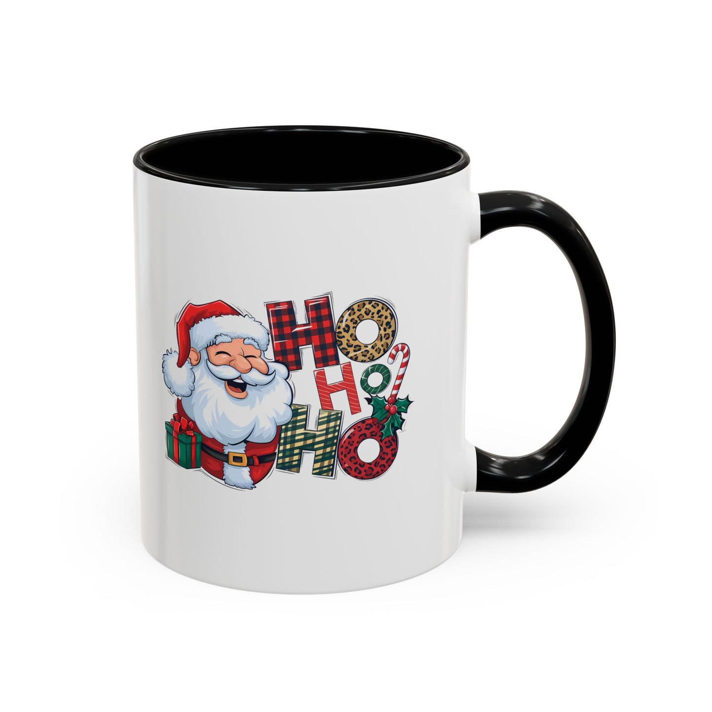 Santa Ho Ho Ho Christmas Mug | Gift Idea | Gift for Kids | Kids Christmas Gift Idea | Kids Mug | 11oz Accent Mug | 15oz Accent Mug