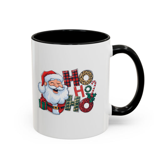 Santa Ho Ho Ho Christmas Mug | Gift Idea | Gift for Kids | Kids Christmas Gift Idea | Kids Mug | 11oz Accent Mug | 15oz Accent Mug