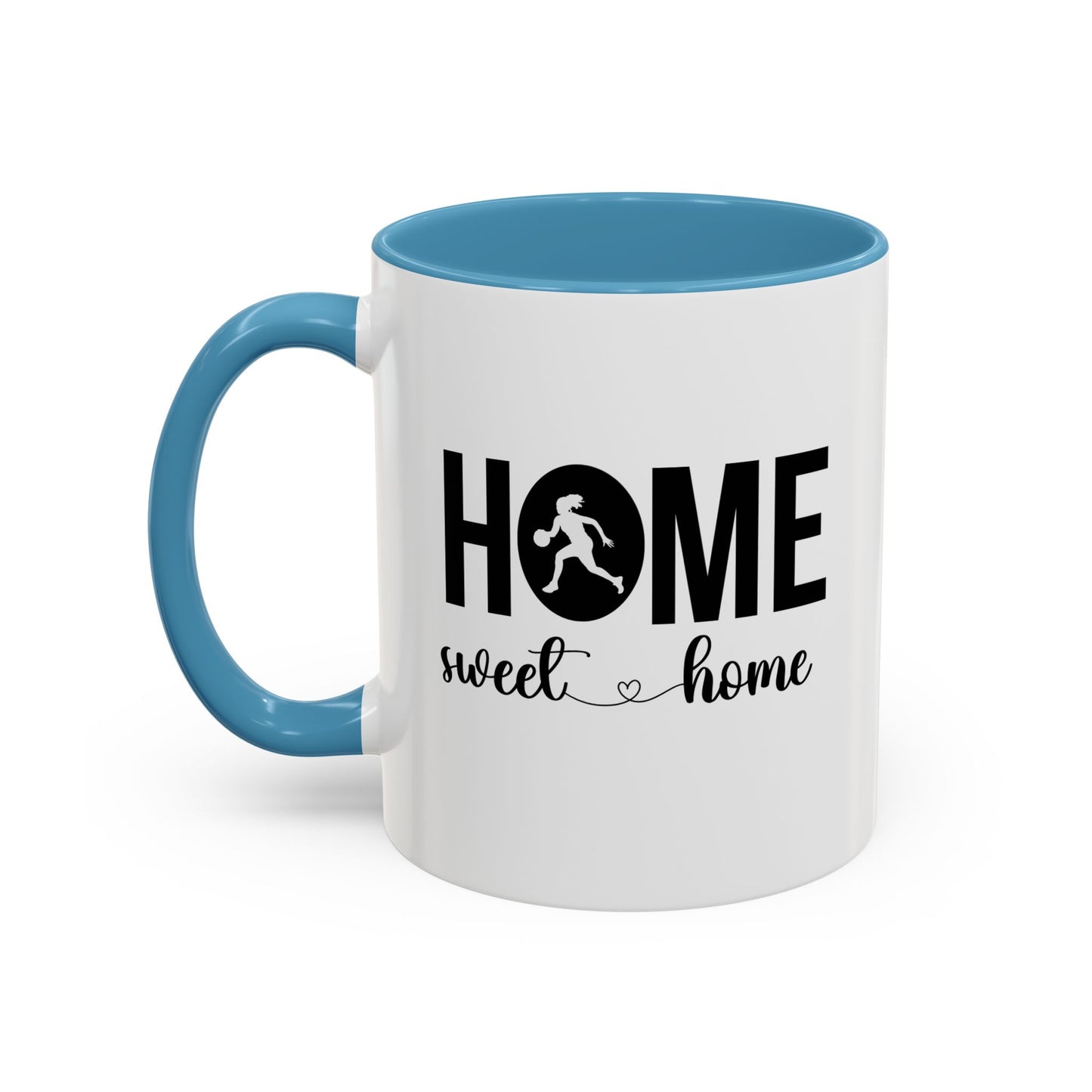 Female Basketball Player Gift Idea | Home Sweet Home Mug | Sports Mug |11oz Accent Mug | 15oz Accent Mug | Gift Idea