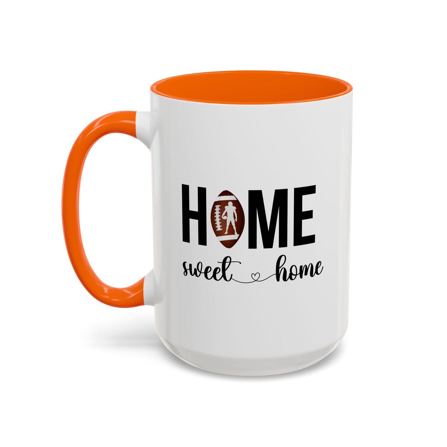 Male Football Home Sweet Home Mug | Sports Mug |11oz Accent Mug | 15oz Accent Mug | Football Mug