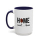 Football Home Sweet Home Gift | Sports Mug |11oz Accent Mug | 15oz Accent Mug | Football Mug