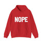 NOPE Unisex Hoodie | Motivational Gift For Her | Inspirational Quote