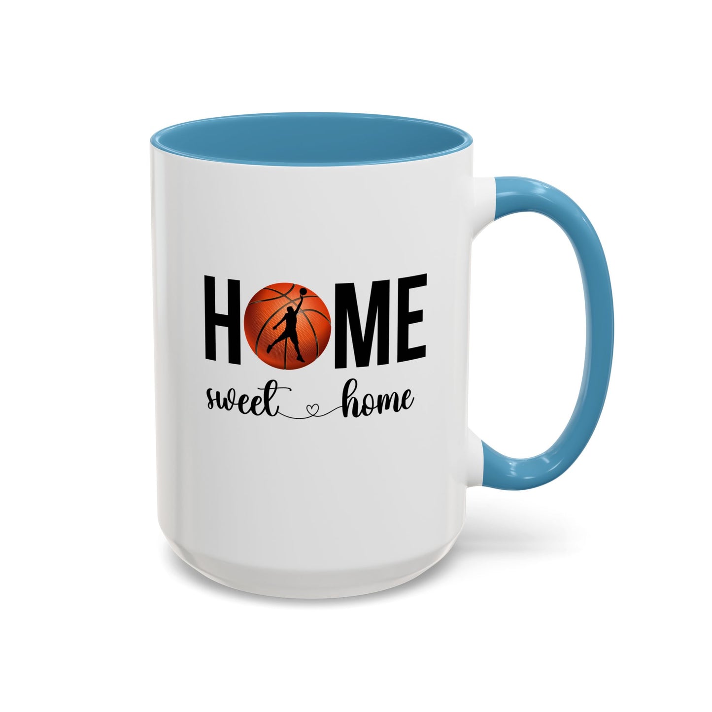 Male Basketball Player Mug | Home Sweet Home Mug | Sports Mug |11oz Accent Mug | 15oz Accent Mug | Gift Idea