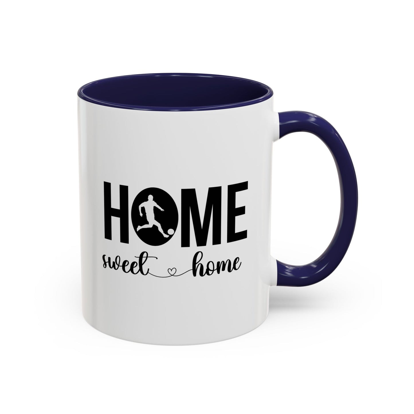 Male Soccer Player Home Sweet Home Mug | Soccer Gift | Sports Mug |11oz Accent Mug | 15oz Accent Mug