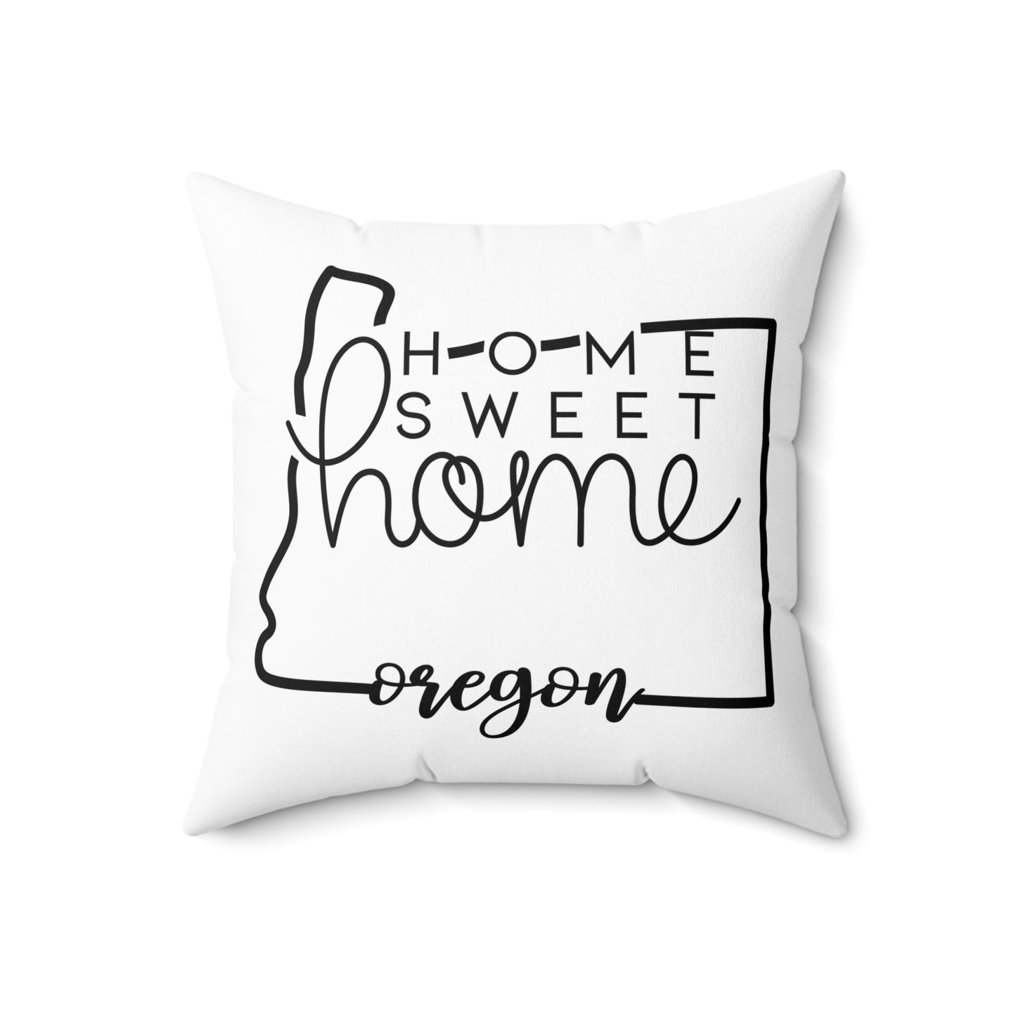 Home Sweet Home Oregon Decorative Pillow | Gift For Her | Home Decor | State Gift | Customized State Pillow