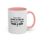 Just A Girl Women's Rights Mug | Viral Feminist Quote Mug | Viral Mug Quote | 11oz Accent Mug | 15oz Accent Mug