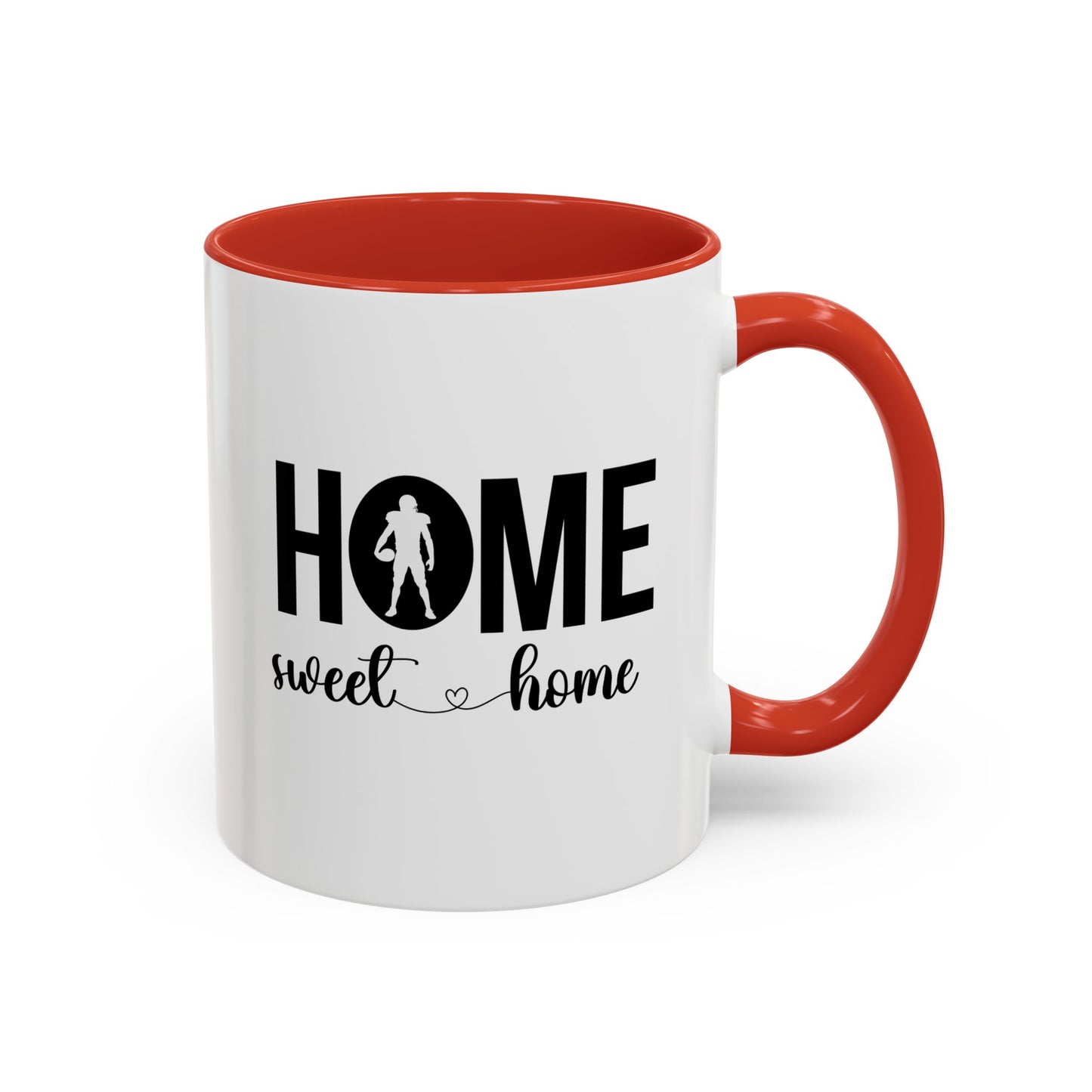 Male Football Mug | Sports Mug |11oz Accent Mug | 15oz Accent Mug | Football Mug | Home Sweet Home Mug