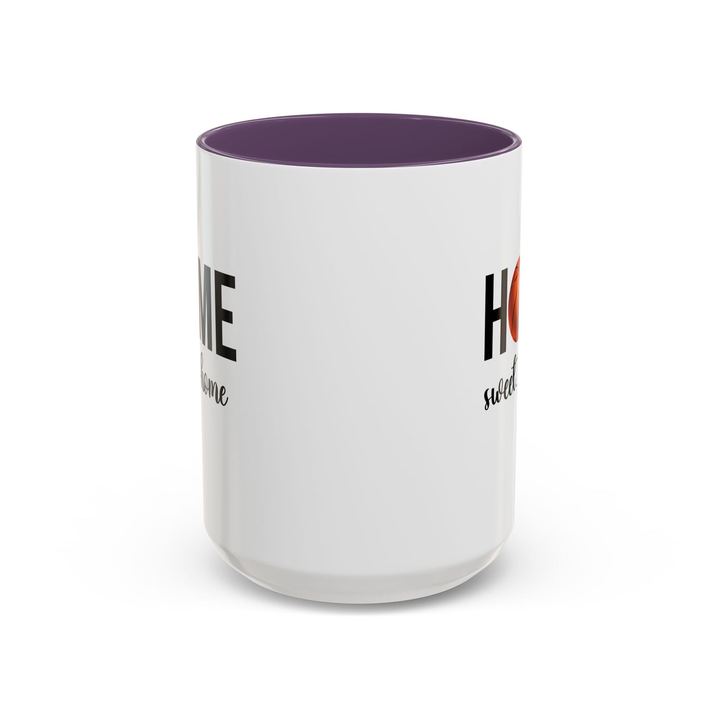 Basketball Mug | Home Sweet Home Mug | Sports Mug |11oz Accent Mug | 15oz Accent Mug