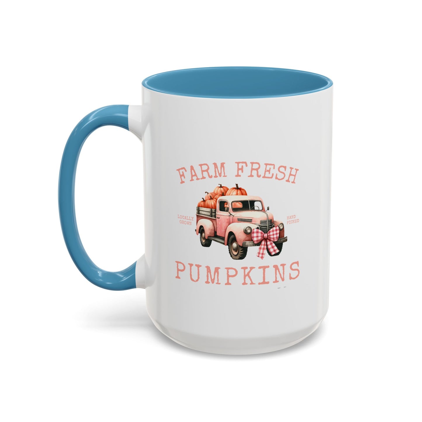 Farm Fresh Pumpkins Fall Mug | Pumpkin Truck | Gift for Her | Gift for Nature Lover | Fall Mug | Fall Season Mug | Gift for Her | Fall Mug | 11oz Accent Mug | 15oz Accent Mug