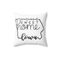 Home Sweet Home Iowa Decorative Pillow | Gift For Her | Home Decor | State Gift | Customized State Pillow