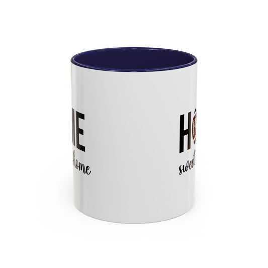 Male Football Home Sweet Home Mug | Sports Mug |11oz Accent Mug | 15oz Accent Mug | Football Mug
